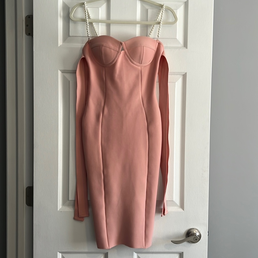 Catwalk Connection Tori Pink Midi Dress - Picture 5 of 5